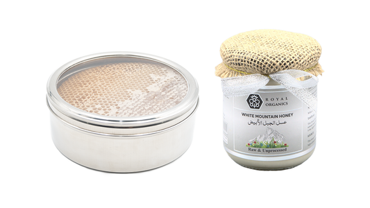 Sidr Honeycomb Local + White Mountain Honey