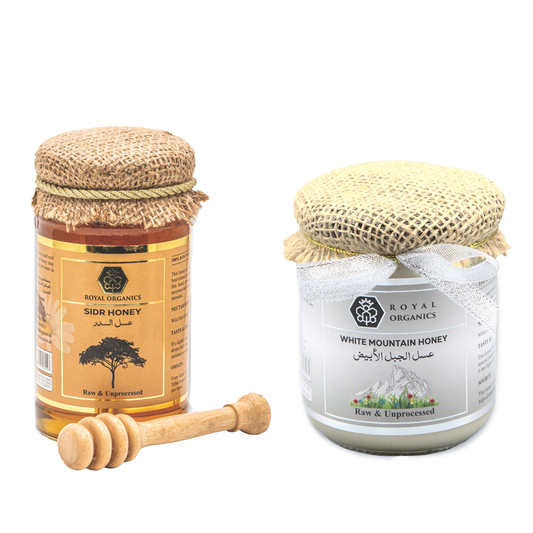 Sidr Honey + White Mountain Honey